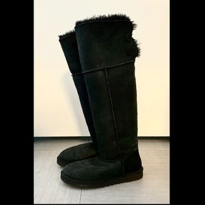 UGG Bailey Button Knee High Over the Knee Boots